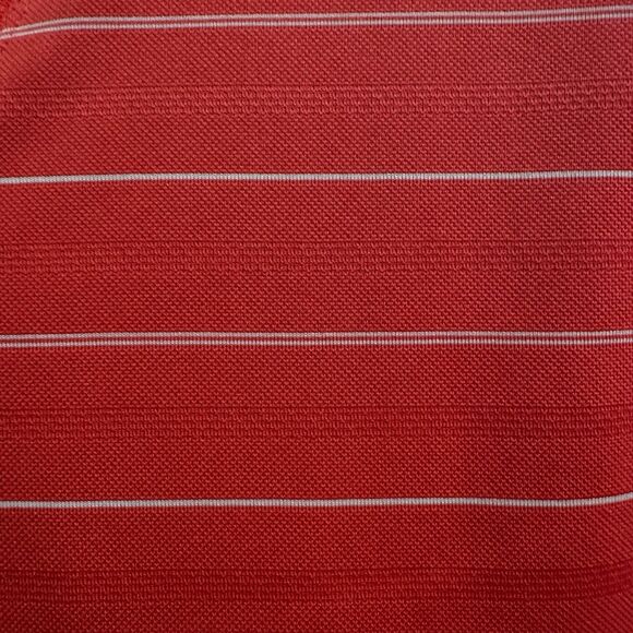 Nike Golf Women’s Active Dri-fit Coral White Striped Polo Tank Top Medium - Picture 7 of 10